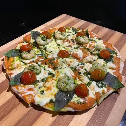 PIZZA CAMARON PESTO