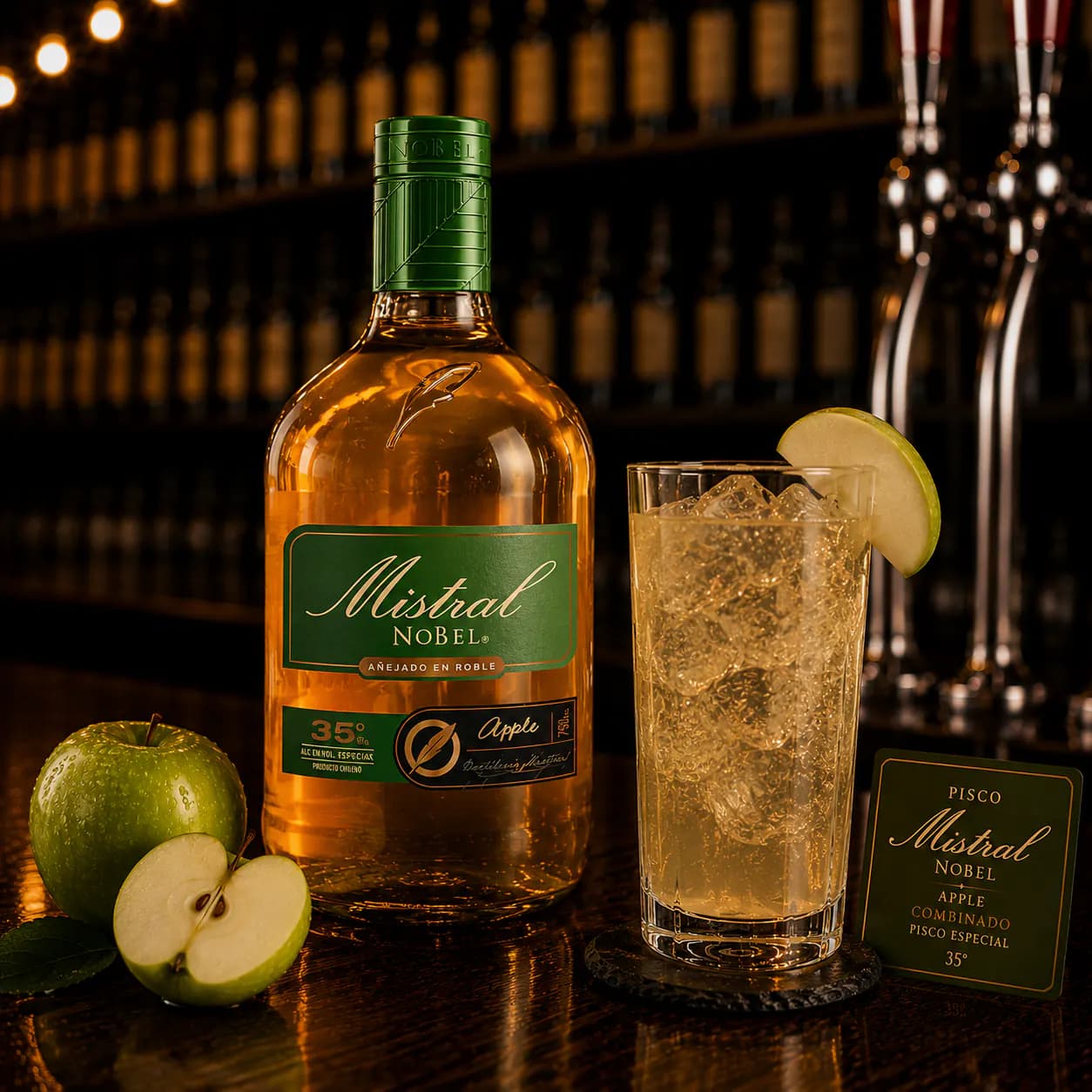 Combinado Pisco Mistral Apple 35°