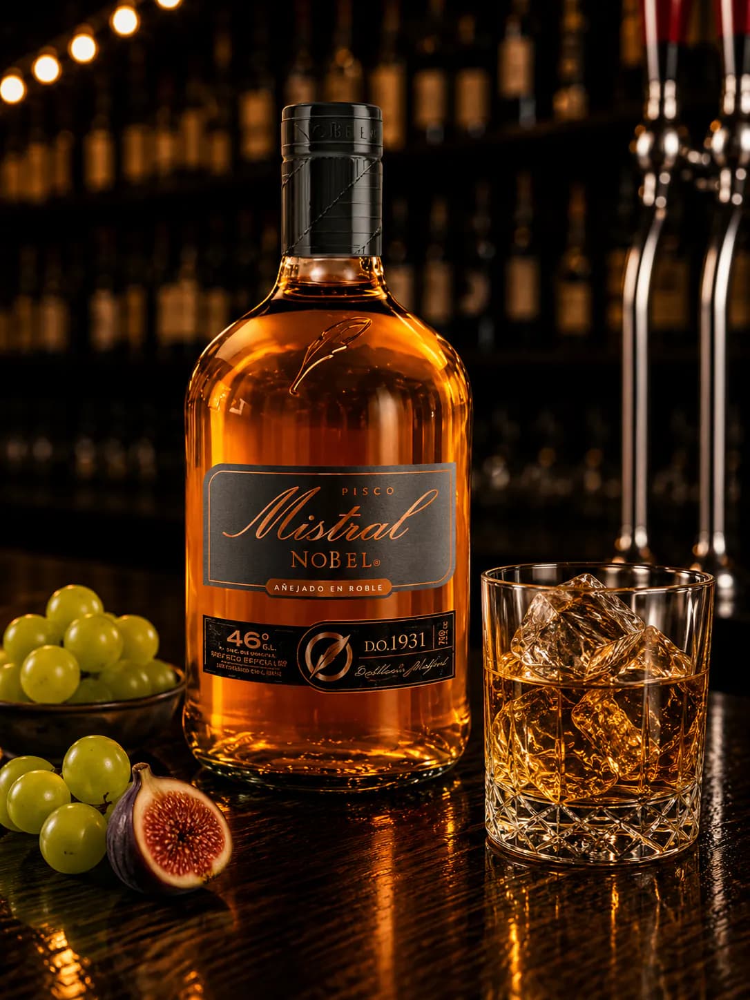 Combinado Pisco Mistral Nobel 46°