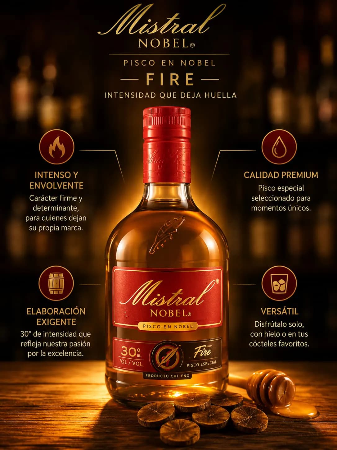 Combinado Pisco Mistral FAIRE 35°